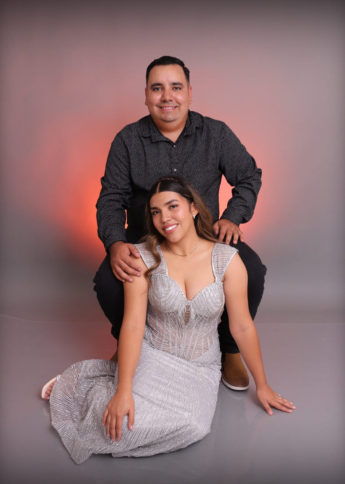 Fotografía final de Sara y Christopher